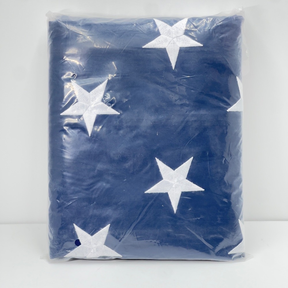 Zenda American Flag US Embroidered Stars Sewn Stripes USA Banner New